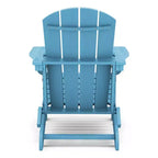 Hyleory Sedia Adirondack Pieghevole in HDPE Sedia a Sdraio da Esterno Resistente alle Intemperie