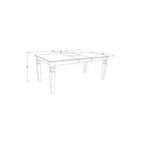 HomeStock Tavolo da Pranzo a 5 Pezzi con Top in Legno Massello Finitura Nera e 4 Sedie con Prolunga a Farfalla
