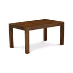 HomeStock 7-Piece Sand Blasted Black Finish Solid Wood Top Dining Table with 6 Chairs