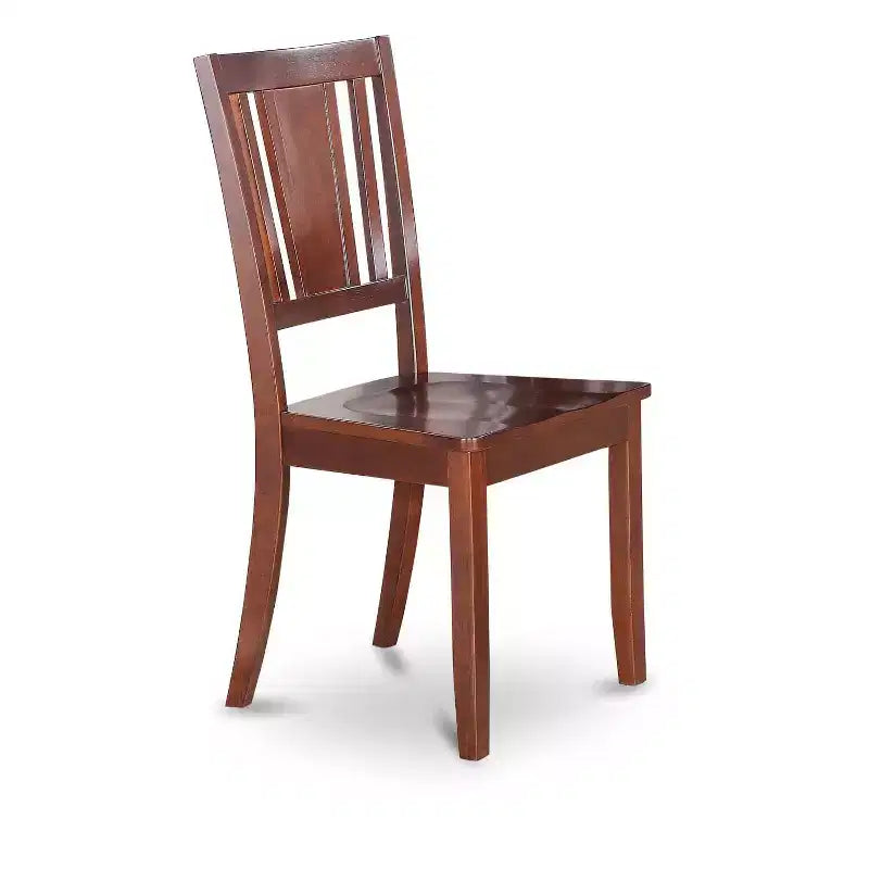 3-Piece Mahogany Finish Solid Wood Top - Dining Room Set - Seats 4