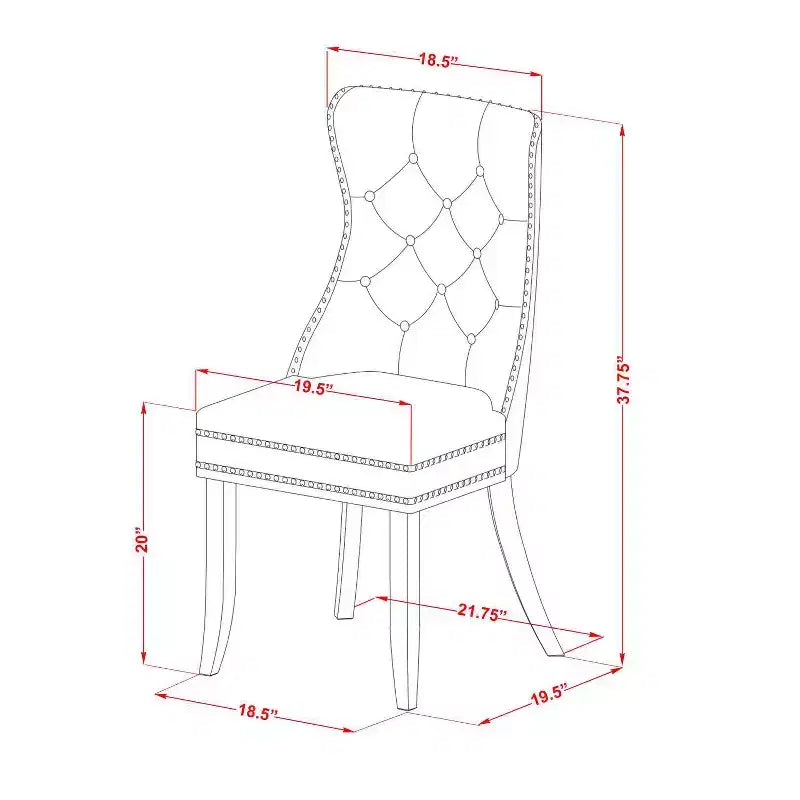 Set tavolo da pranzo HomeStock 3 pezzi con piano quadrato in legno massello finitura mogano