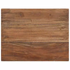 Comodino Marrone in Legno Massello di Mogano 40x30x51 cm