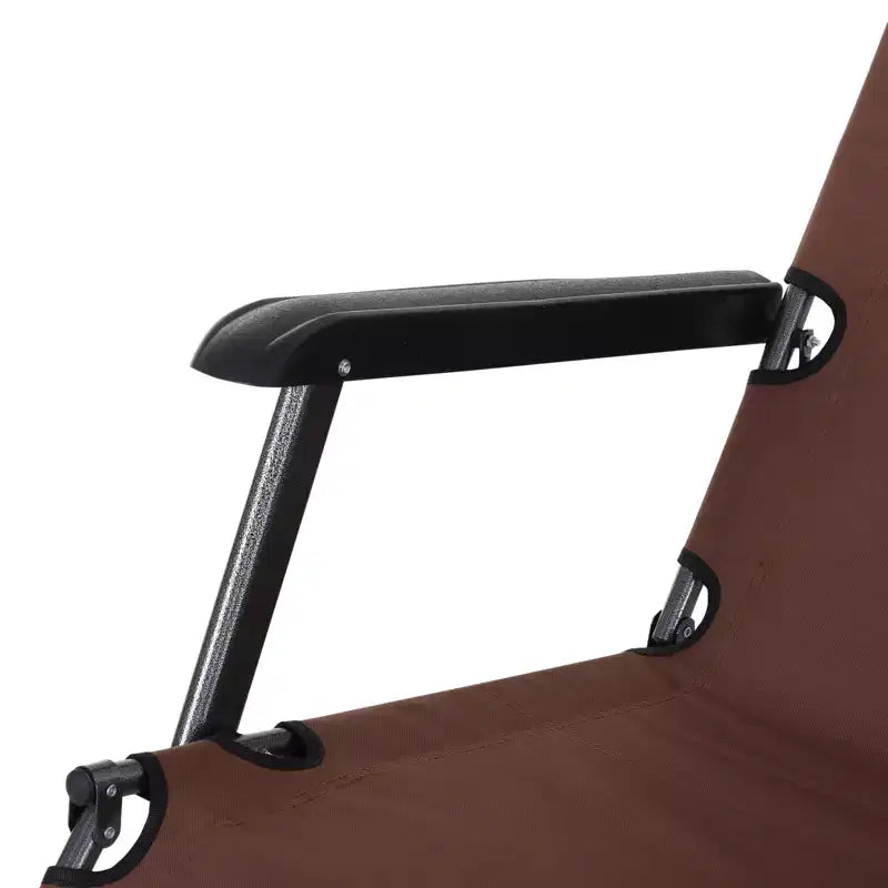 Sedia a sdraio pieghevole per esterni, sedia prendisole 2 in 1 con cuscino e tasca, sedia da piscina regolabile per spiaggia, patio, prato, ponte