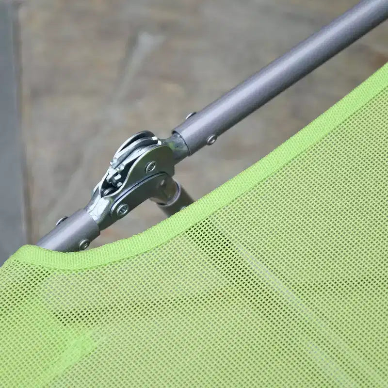Sedie a sdraio pieghevoli per piscina, sedie da esterno per prendere il sole con cuscino, schienale reclinabile, telaio in acciaio e rete traspirante per spiaggia, patio