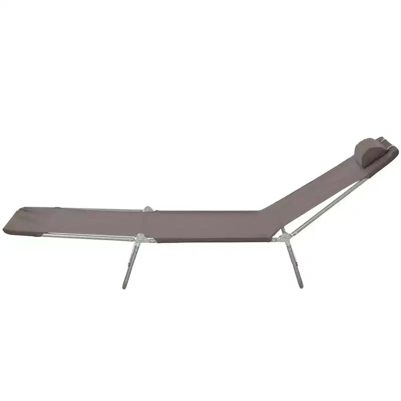 Sedie a sdraio pieghevoli per piscina, sedie da esterno per prendere il sole con cuscino, schienale reclinabile, telaio in acciaio e rete traspirante per spiaggia, patio