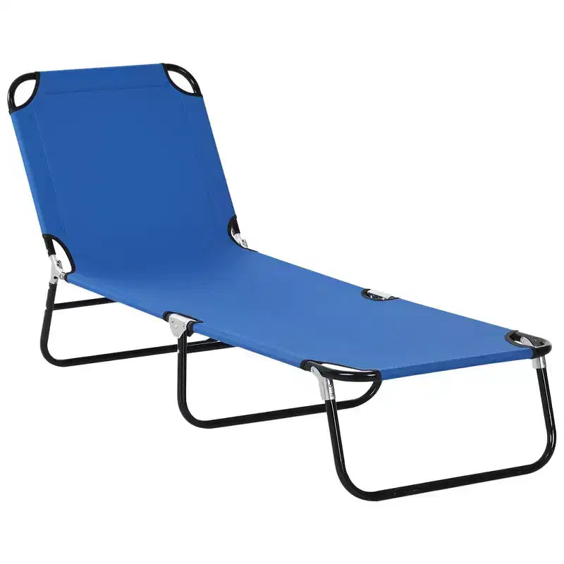 Sedie da piscina pieghevoli a sdraio, sedie prendisole da esterno con schienale reclinabile a 5 livelli, struttura in acciaio per spiaggia, patio