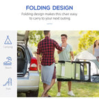 Set of 2 Portable Folding Outdoor Recliners w/ Adjustable Backrest