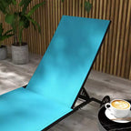 Chaise Lounge Outdoor, 2 Piece Lounge Chair with Wheelsning Chair with 5 Adjustable Positions for Patio, Beach, Pool