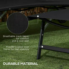 Chaise Lounge Outdoor, 2 Piece Lounge Chair with Wheelsning Chair with 5 Adjustable Positions for Patio, Beach, Pool
