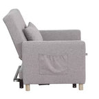 Poltrona Letto Trasformabile Moderna Okak con Letto Estraibile, Poltrona Imbottita per Soggiorno, Camera da Letto, Ufficio