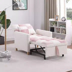 Poltrona Letto Trasformabile Moderna Okak con Letto Estraibile, Poltrona Imbottita per Soggiorno, Camera da Letto, Ufficio