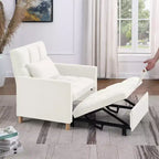 Poltrona Letto Trasformabile Moderna Okak con Letto Estraibile, Poltrona Imbottita per Soggiorno, Camera da Letto, Ufficio