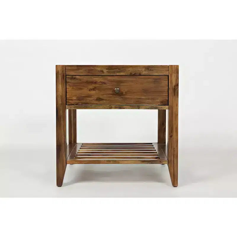 Jofran,Beacon Street Modern Essential Solid Wood Square End Table