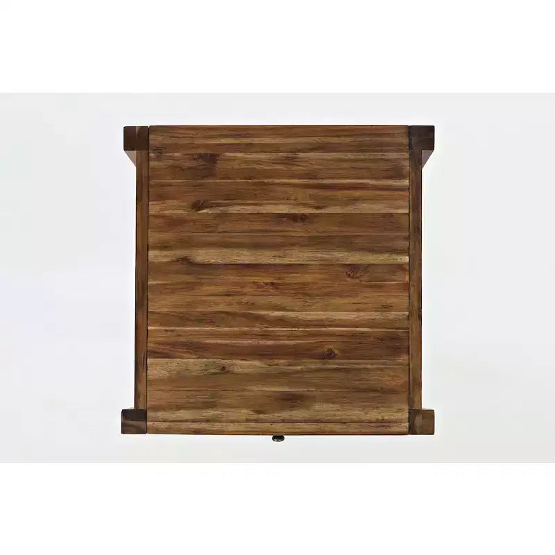 Jofran, tavolino quadrato in legno massiccio, collezione Beacon Street Modern Essential