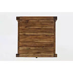 Jofran, tavolino quadrato in legno massiccio, collezione Beacon Street Modern Essential