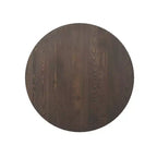 Flash Furniture Bennett Round Solid Wood Commercial Indoor Tabletop with 22.75 x 22.75 Rust-Resistant Cast Iron Decorative Bistro Table Base
