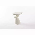 Lucky Stone Fiberglass End Table Minimalist Corner Coffee Decor Living Room Bedroom Guestroom