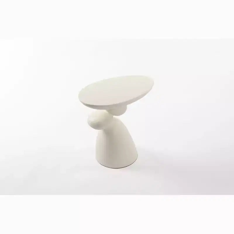 Lucky Stone Fiberglass End Table Minimalist Corner Coffee Decor Living Room Bedroom Guestroom
