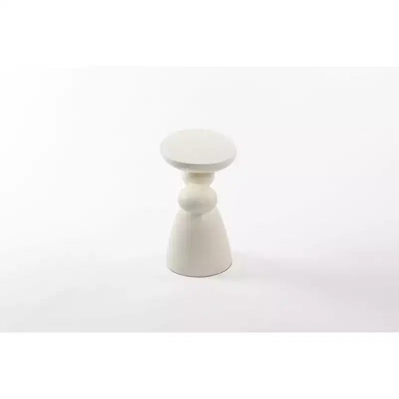 Lucky Stone Fiberglass End Table Minimalist Corner Coffee Decor Living Room Bedroom Guestroom