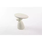 Lucky Stone Fiberglass End Table Minimalist Corner Coffee Decor Living Room Bedroom Guestroom