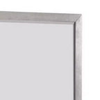 Royal Hampton Wall Mount Dresser Mirror, Beveled Accent, Gray Solid Wood 36x40
