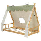 Polibi Kids Tent House Bed with Lights and Skylight