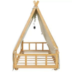 Polibi Kids Tent House Bed with Lights and Skylight
