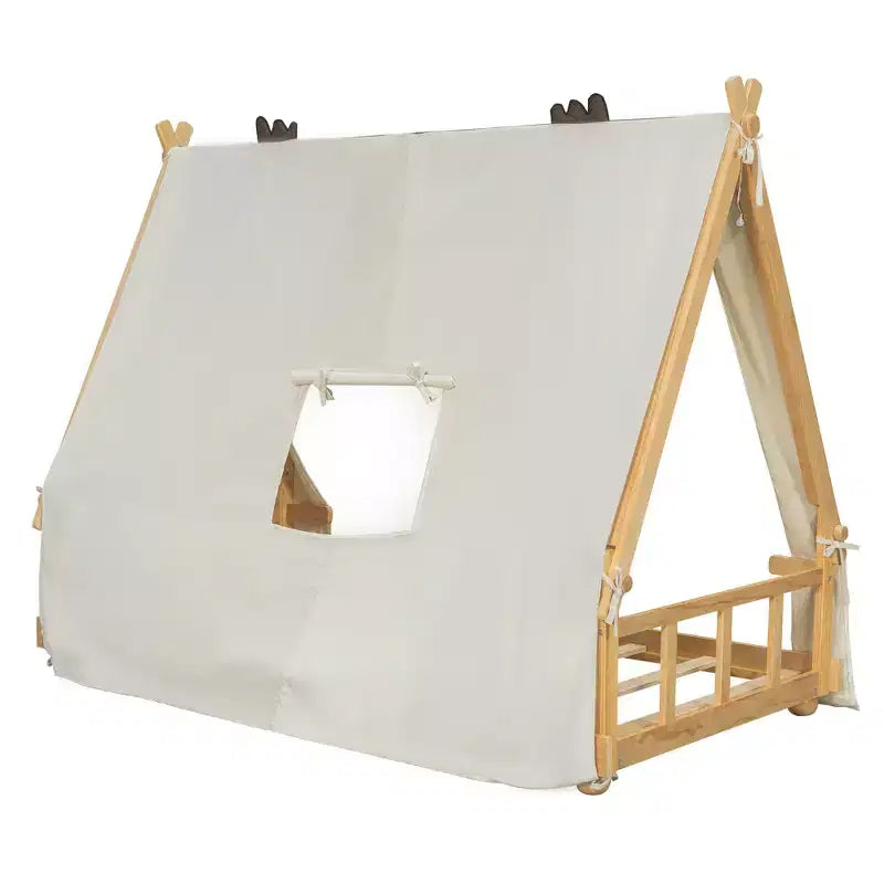 Polibi Kids Tent House Bed with Lights and Skylight