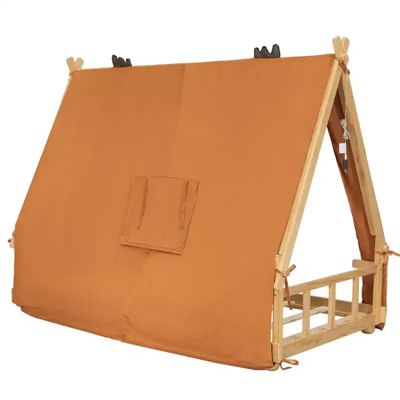 Polibi Kids Tent House Bed with Lights and Skylight