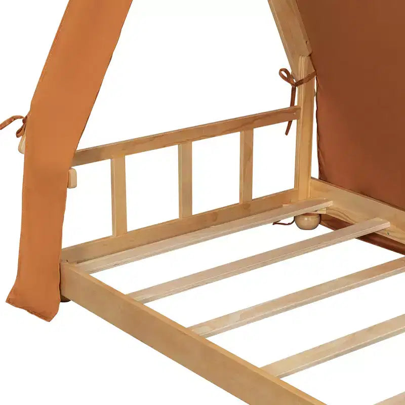 Polibi Kids Tent House Bed with Lights and Skylight