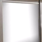 Royal Hampton Dresser Mirror, Beveled Glass, Dark Walnut Brown Wood, 39x46