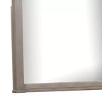 Royal Hampton Dresser Mirror, Beveled Glass, Dark Walnut Brown Wood, 39x46