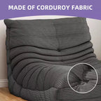 Poltrona sacco divano, poltrona sacco pigra, poltrona sacco divano pigra con memory foam per soggiorno appartamento, morbida sedia lounge