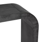 52 Narrow Entryway Console Table with Curved Edge, Console Table Behind Couch, Modern Skinny Hallway Table for Living Room - Panipeachy