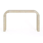 52 Narrow Entryway Console Table with Curved Edge, Console Table Behind Couch, Modern Skinny Hallway Table for Living Room - Panipeachy