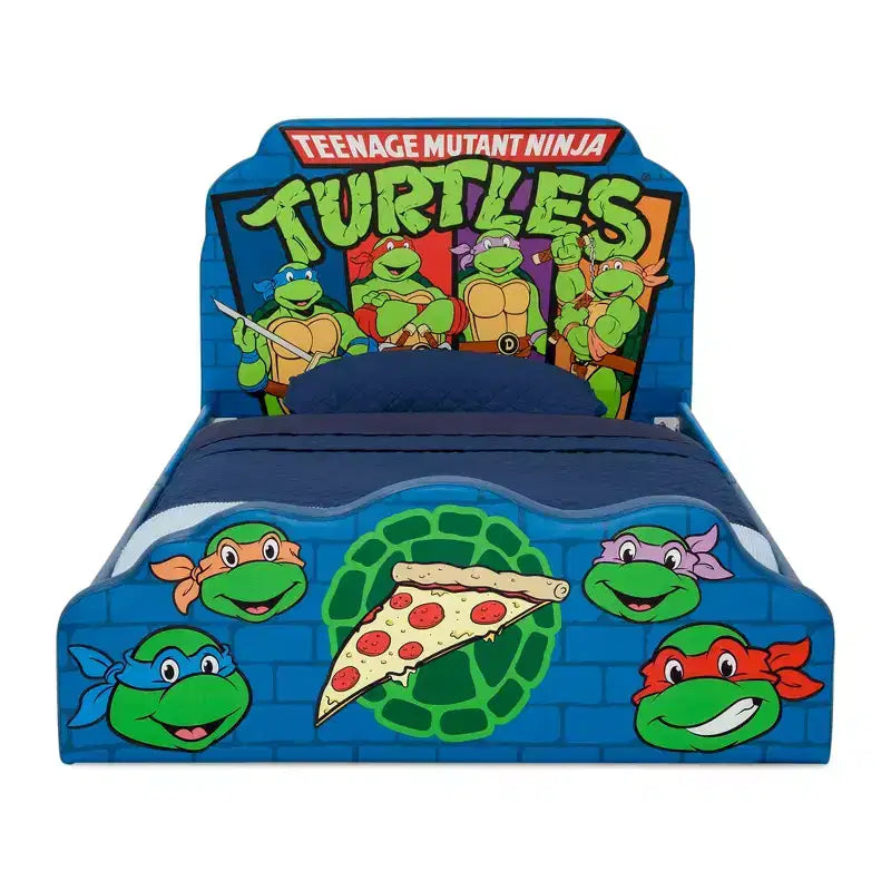 Letto singolo imbottito Delta Children Tartarughe Ninja