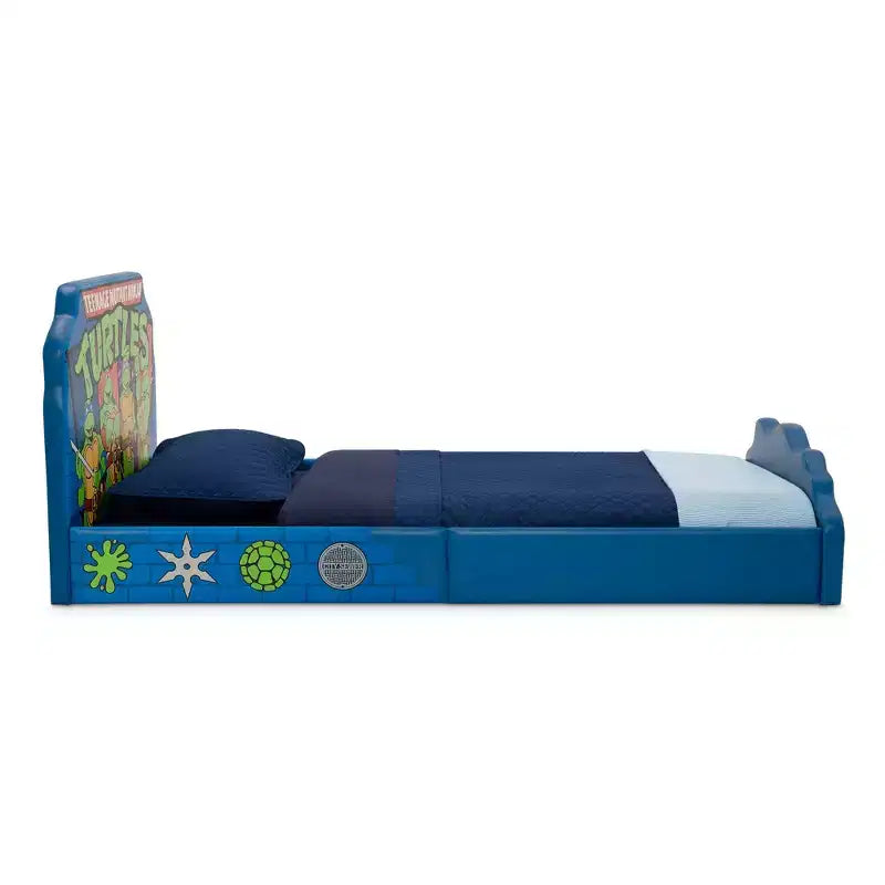 Letto singolo imbottito Delta Children Tartarughe Ninja