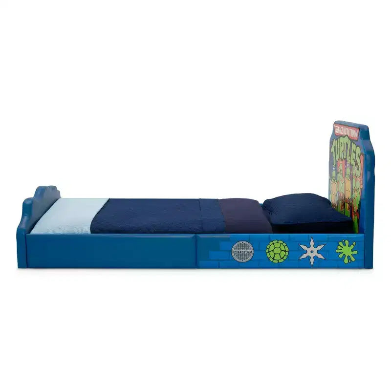 Letto singolo imbottito Delta Children Tartarughe Ninja