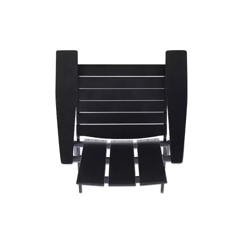Okak Outdoor Adirondack Chair with Wooden Frame, Foldable Outdoor Chair with FIxed Arms, Porch Chairs for Garden, Lawn, Backyard