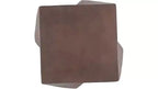 Small Round Coffee Table, Outdoor Side End Sofa Table, Magnesium Oxide Decorative Furniture for Apartment, Home Office, Brown