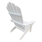 Outdoor or indoor Wood children Adirondack chair,white