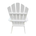 Outdoor or indoor Wood children Adirondack chair,white
