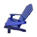 Sedia Adirondack per bambini in legno da esterno o interno, blu