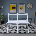 FOLDING CHAIR-2/S, FOLDABLE STYLE -WHITE