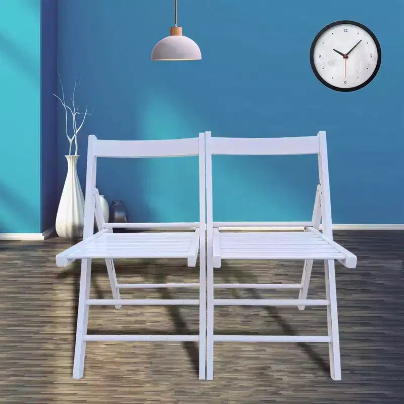 SEDIA PIEGHEVOLE-2/S, STILE PIEGHEVOLE -BIANCO