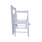 SEDIA PIEGHEVOLE-2/S, STILE PIEGHEVOLE -BIANCO