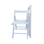 SEDIA PIEGHEVOLE-2/S, STILE PIEGHEVOLE -BIANCO