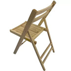 Furniture Slatted Wood Folding Special Event Chair - Wood, Set of 4, FOLDING CHAIR, FOLDABLE STYLE
