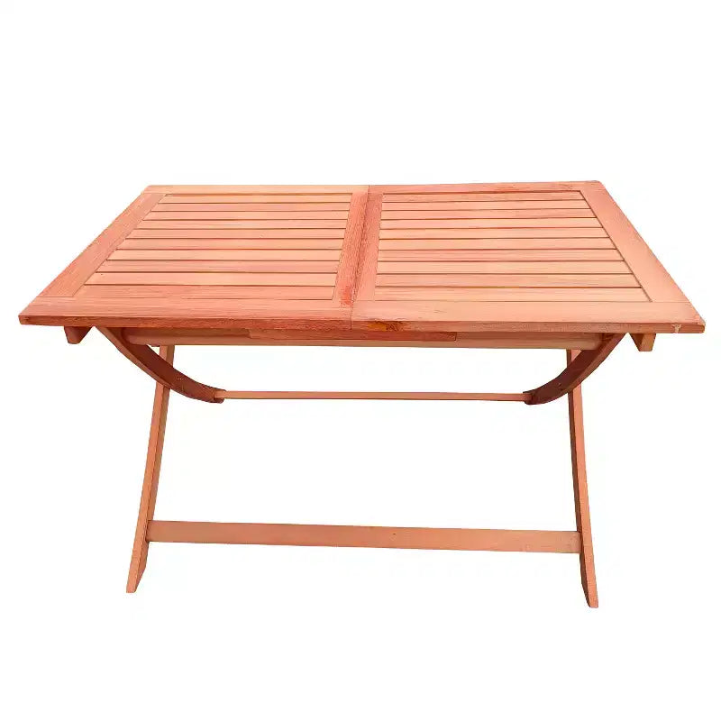 Set da pranzo pieghevole per patio, 4 sedie pieghevoli e 1 tavolo da pranzo, universale per interni ed esterni, in teak