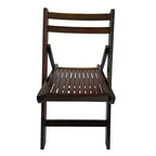 Furniture Slatted Wood Folding Special Event Chair - Cherry, Set of 4, FOLDING CHAIR, FOLDABLE STYLE